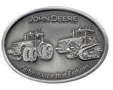 JD623 John Deere 2 Tractors plain pewter color